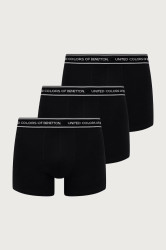 United Colors of Benetton  přiléhavé boxerky pánské bavlněné s elastanem 3-pack