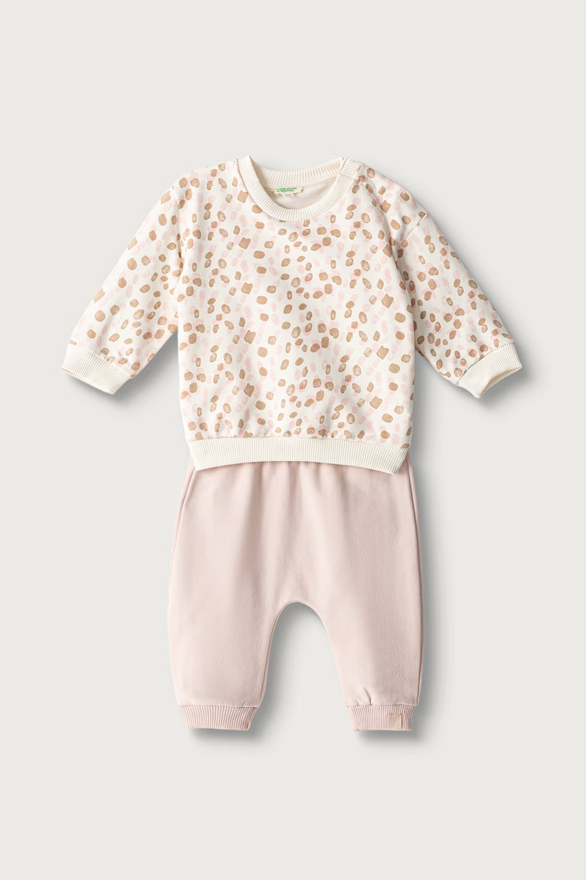 United Colors of Benetton  teplákový set kojenecký bavlněný s elastanem
