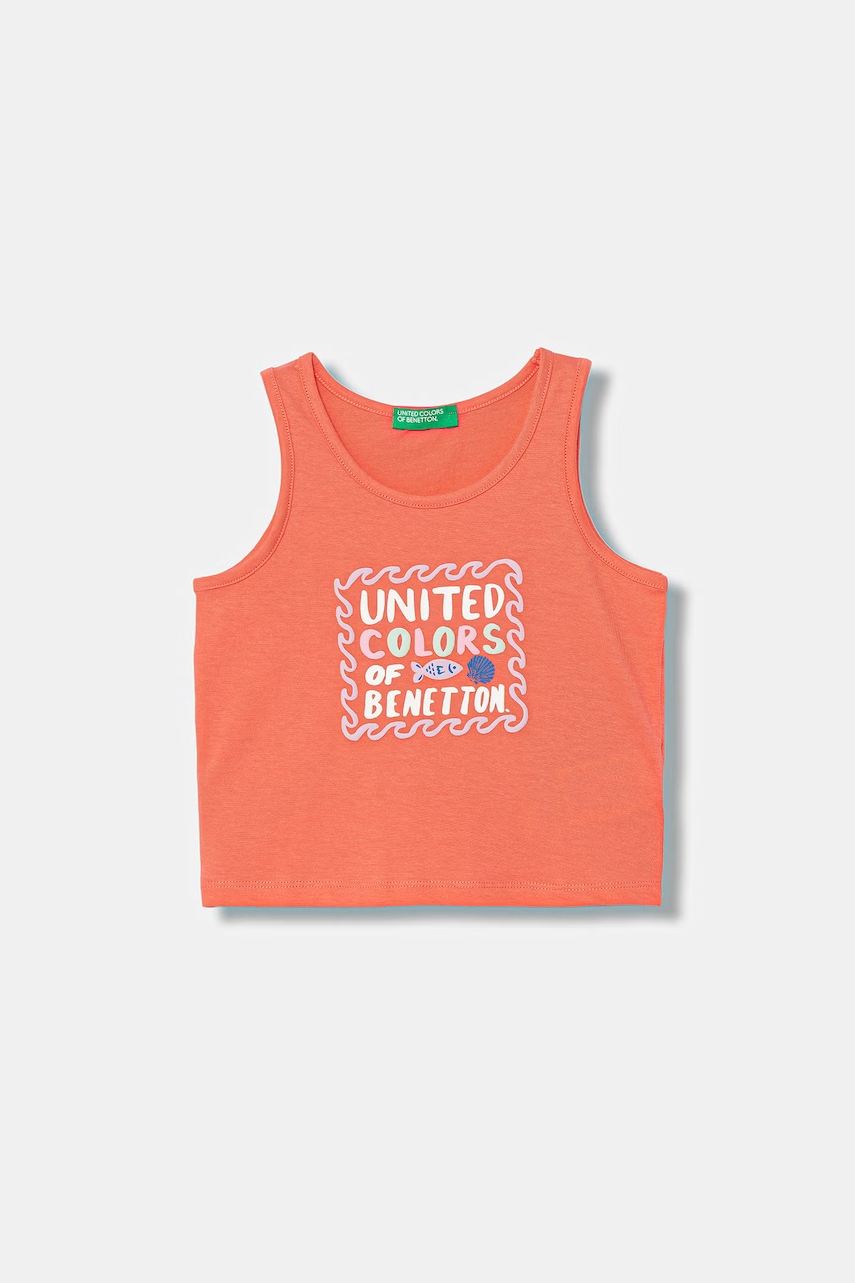 United Colors of Benetton  top dětský bavlněný