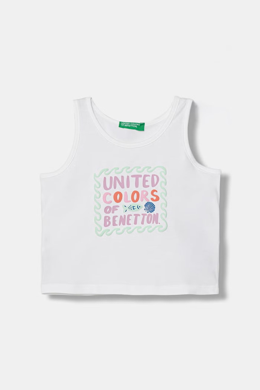United Colors of Benetton  top dětský bavlněný