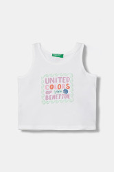 United Colors of Benetton  top dětský bavlněný