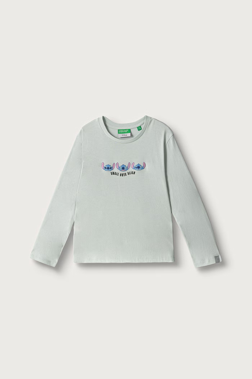 United Colors of Benetton  tričko s dlouhým rukávem dětské bavlněné