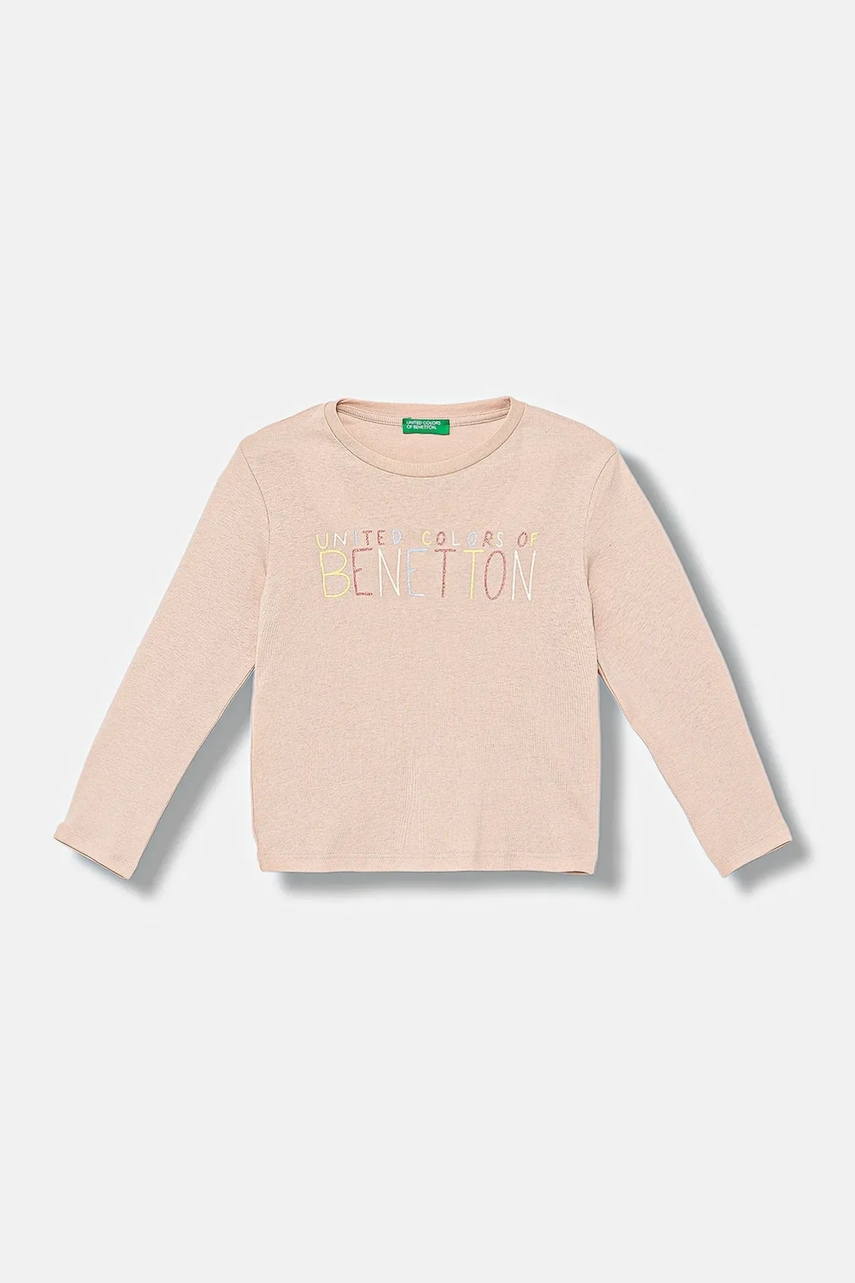 United Colors of Benetton  tričko s dlouhým rukávem dětské bavlněné