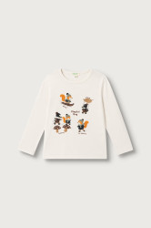 United Colors of Benetton  tričko s dlouhým rukávem kojenecké bavlněné