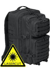 US Cooper Lasercut velký černý batoh