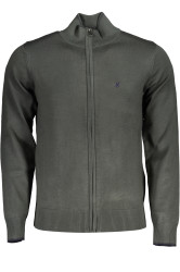 US GRAND POLO GREEN MEN'S CARDIGAN
