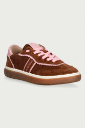 Valentino  GLOSSY MORO/PINK sneakers boty dámské semišové