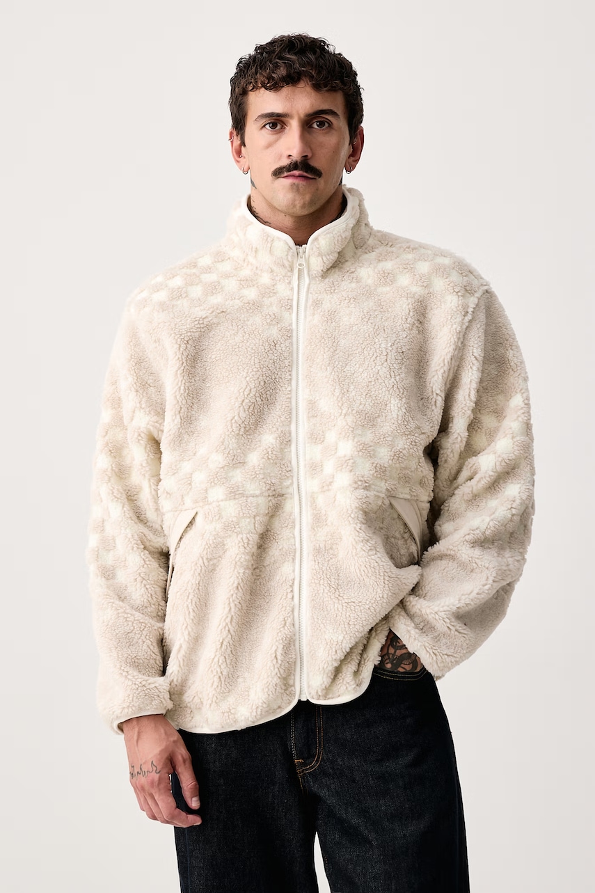 Vans  rozepínací mikina pánská fleecová