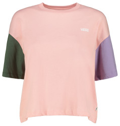 Vans Tričko Wm Relaxed Boxy Colo Powder Pink/Thy - Dámské