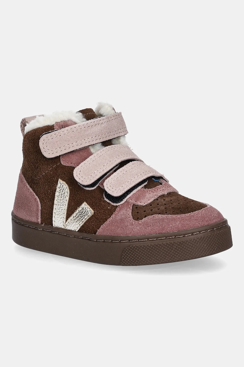Veja  Dětské semišové zimní boty  Small V-10 Mid Winter