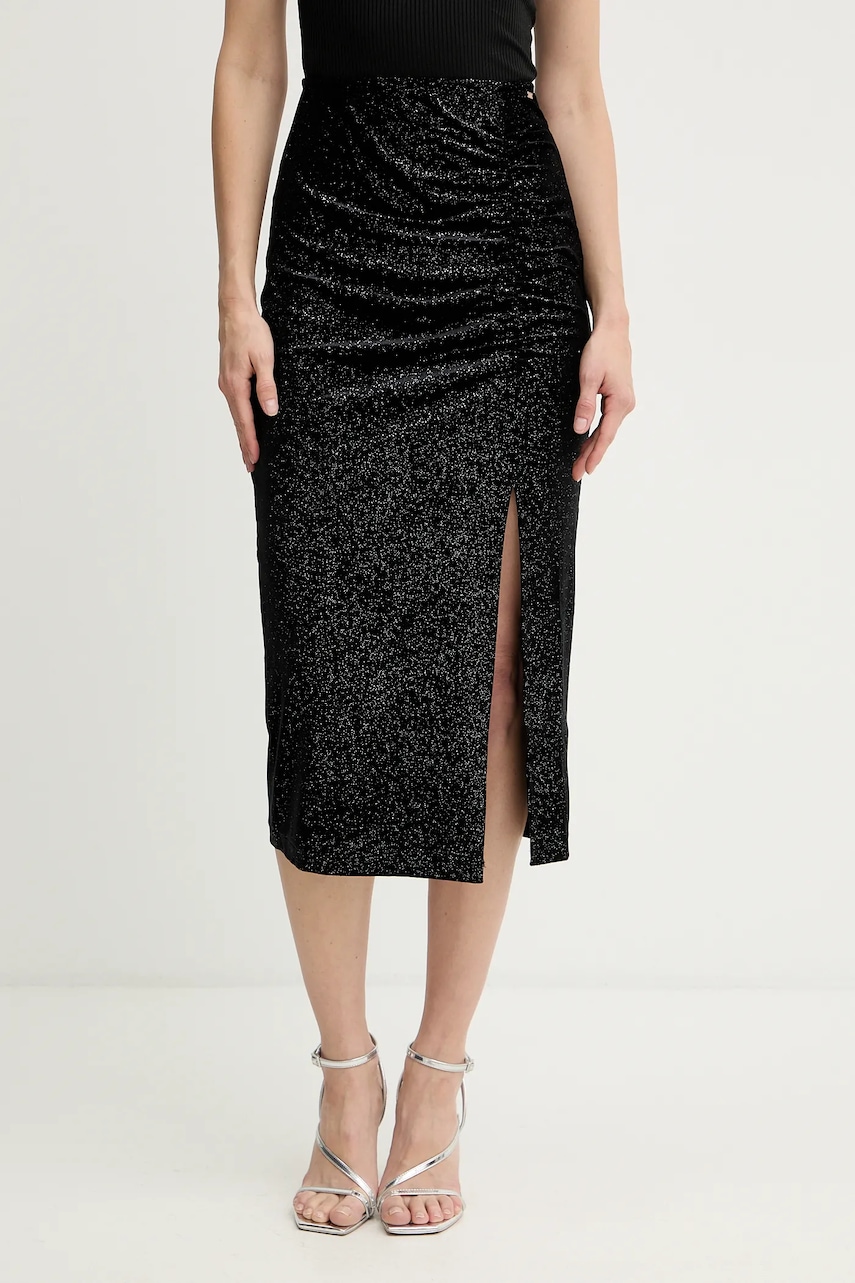 Velurová sukně Armani Exchange