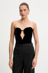 Velurové body Bardot