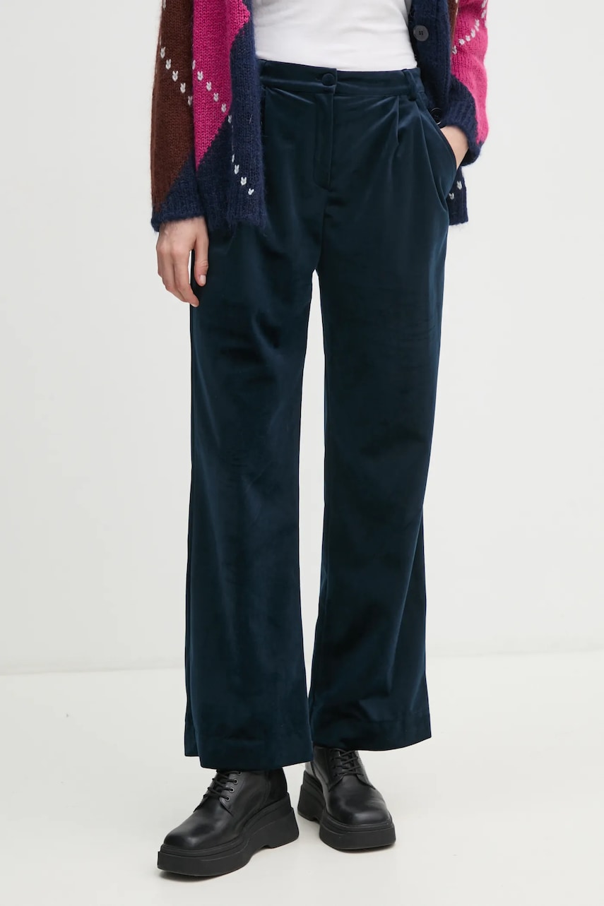 Velurové kalhoty La Petite Française