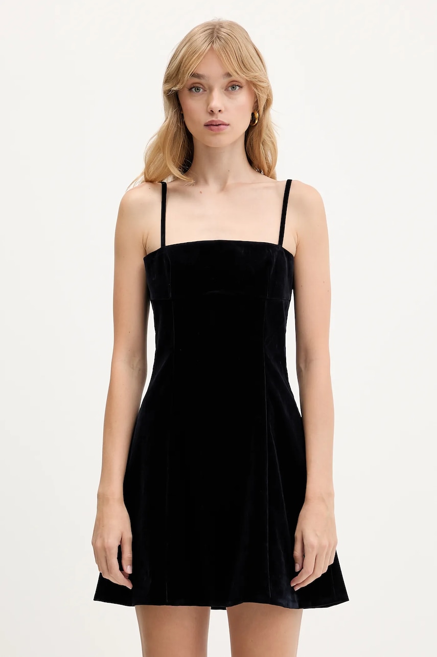 Velurové šaty Rotate