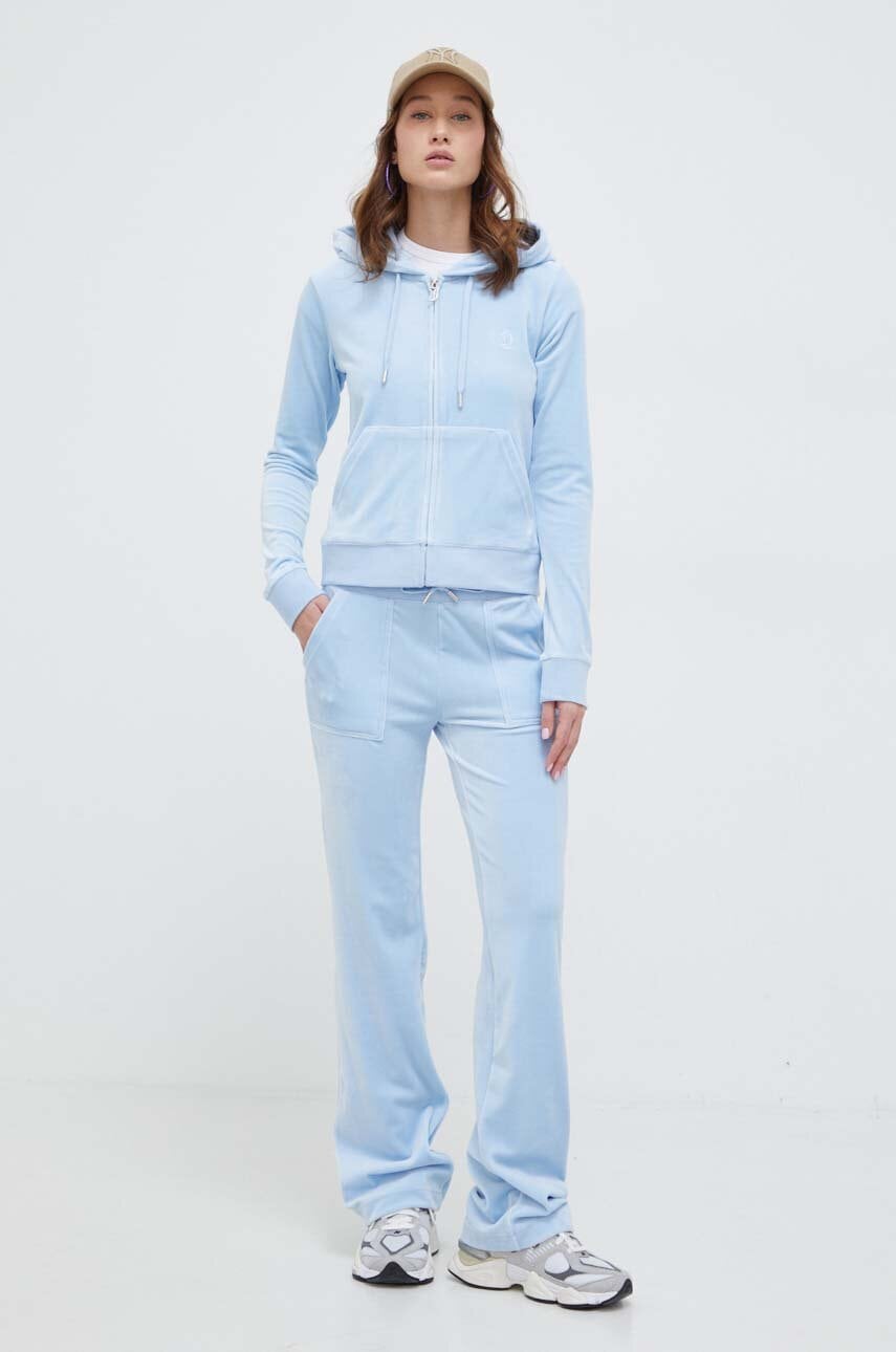 Velurové teplákové kalhoty Juicy Couture