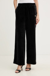 Velurové teplákové kalhoty Karl Lagerfeld IKON