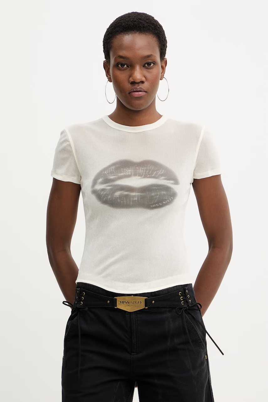 Velurové tričko Miss Sixty