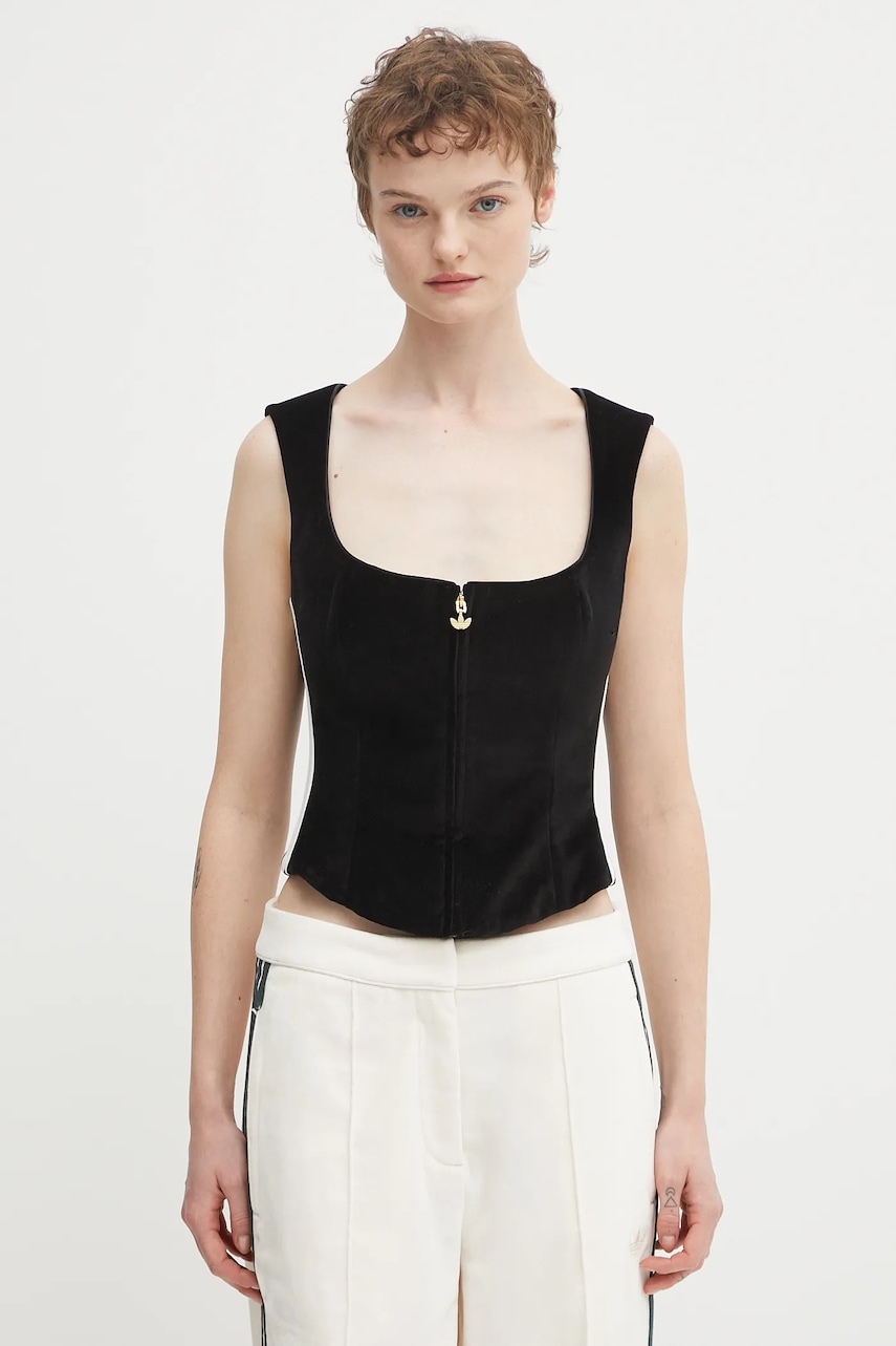 Velurový top adidas Originals Velvet