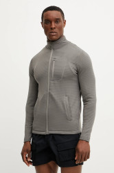 Venkovní mikina Viking Admont pánská, šedá barva, hladká, 720/27/8372