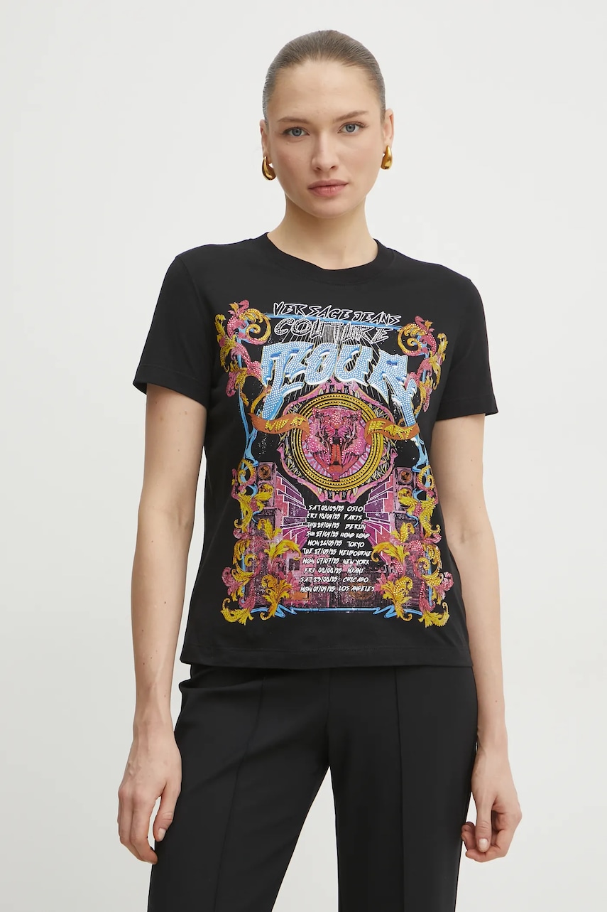 Versace Jeans Couture  Bavlněné tričko