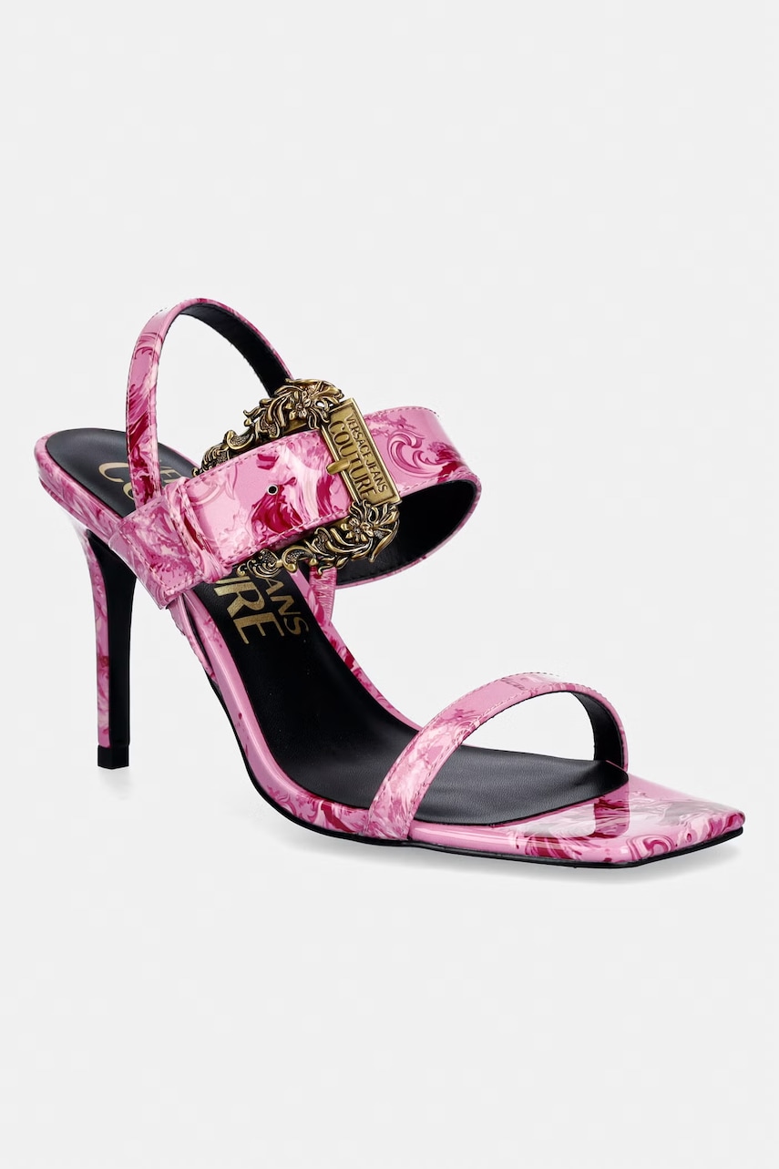 Versace Jeans Couture  sandály na jehlovém podpatku
