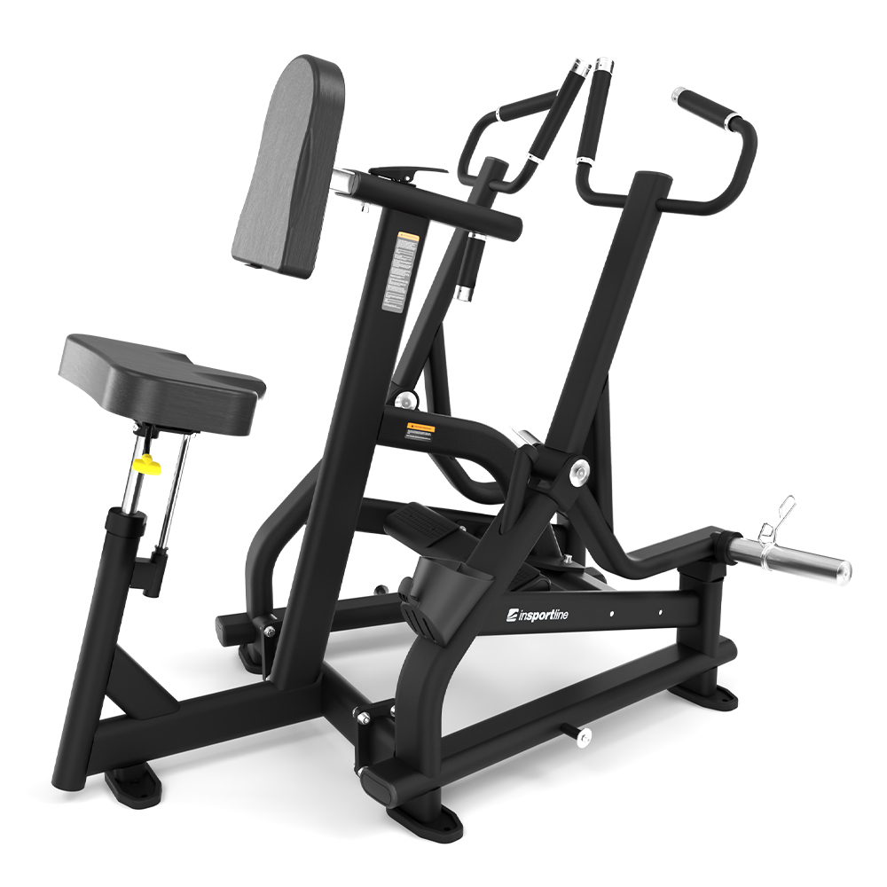 Veslovací stroj inSPORTline Velocer plate loaded