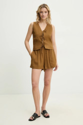 Vesta a lněné šortky Answear.LAB