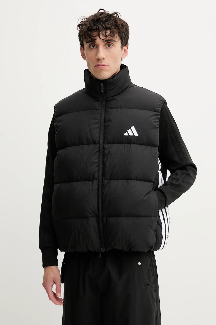 Vesta adidas Essentials černá barva, zimní, JM4078
