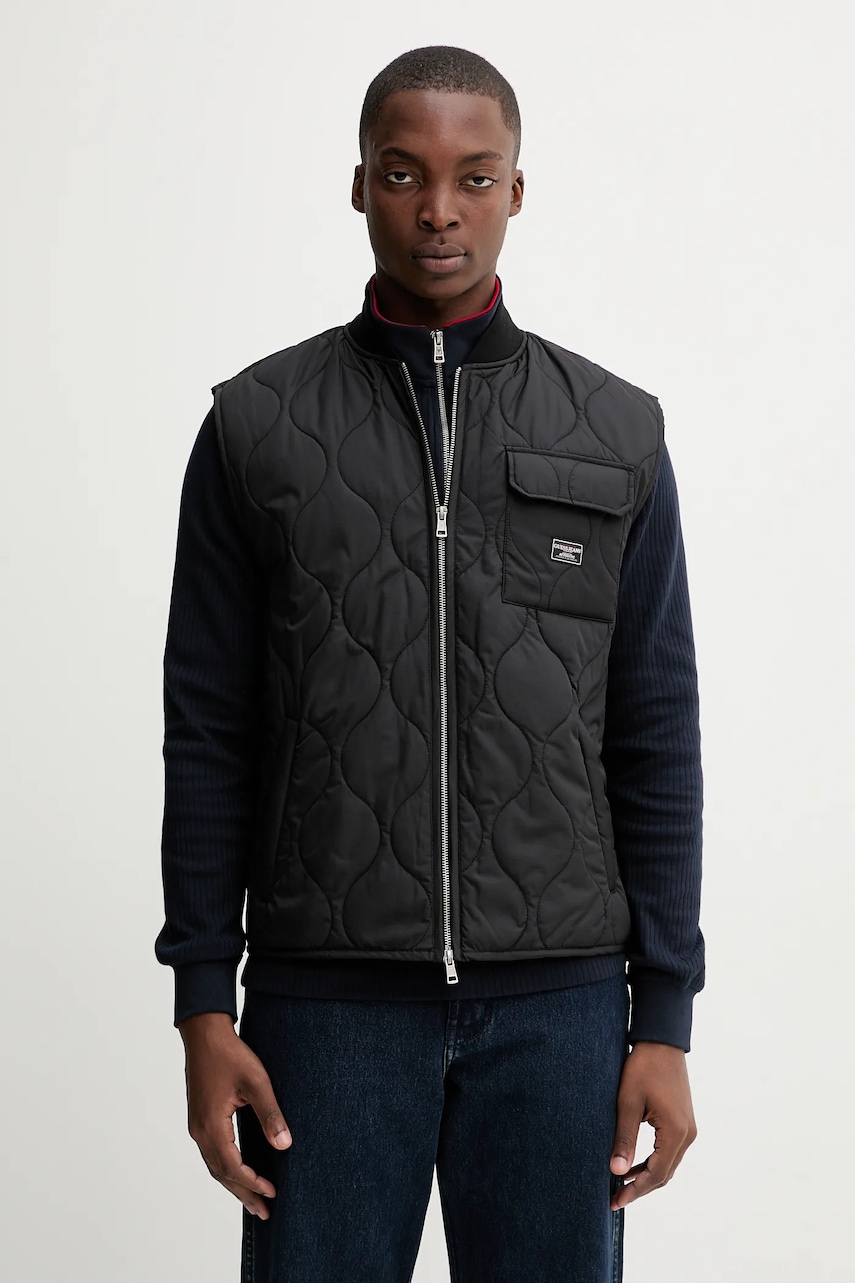 Vesta Guess Jeans černá barva, přechodná, M5YN58 WHG02