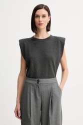 Vesta Twinset dámská, šedá barva, 252TF3031