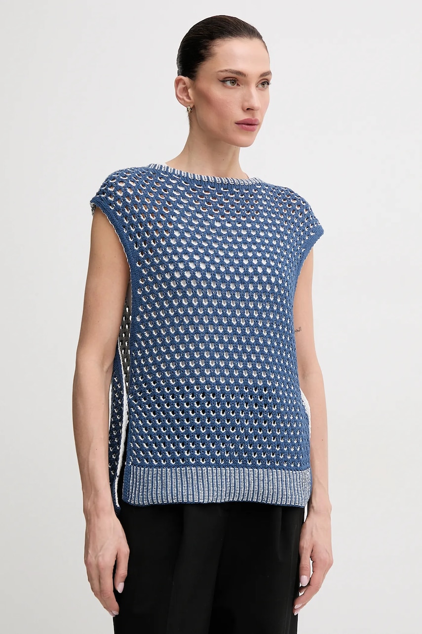 Vesta United Colors of Benetton tmavomodrá barva, 1194E10DE