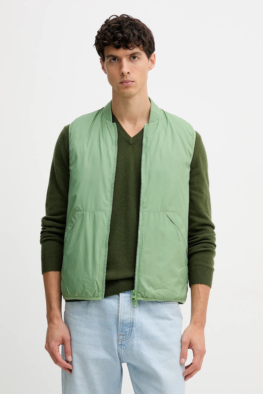 Vesta United Colors of Benetton zelená barva, přechodná, 2NBPUJ00Q