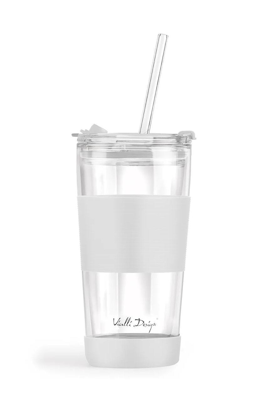 Vialli Design  Termohrnek s brčkem  Fuori 600 ml