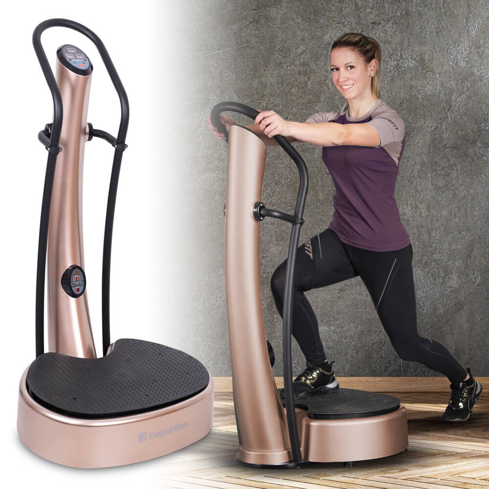 VibroGym inSPORTline Lotos hnědá