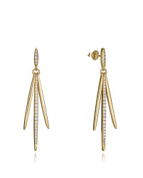 Viceroy Dlouhé pozlacené náušnice 2321E100-30