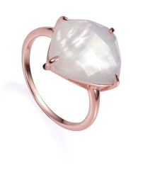 Viceroy Elegantní bronzový prsten s perletí Elegant 15110A01-40 52 mm