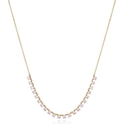 Viceroy Elegantní pozlacený náhrdelník se zirkony Elegant 13150C100-30