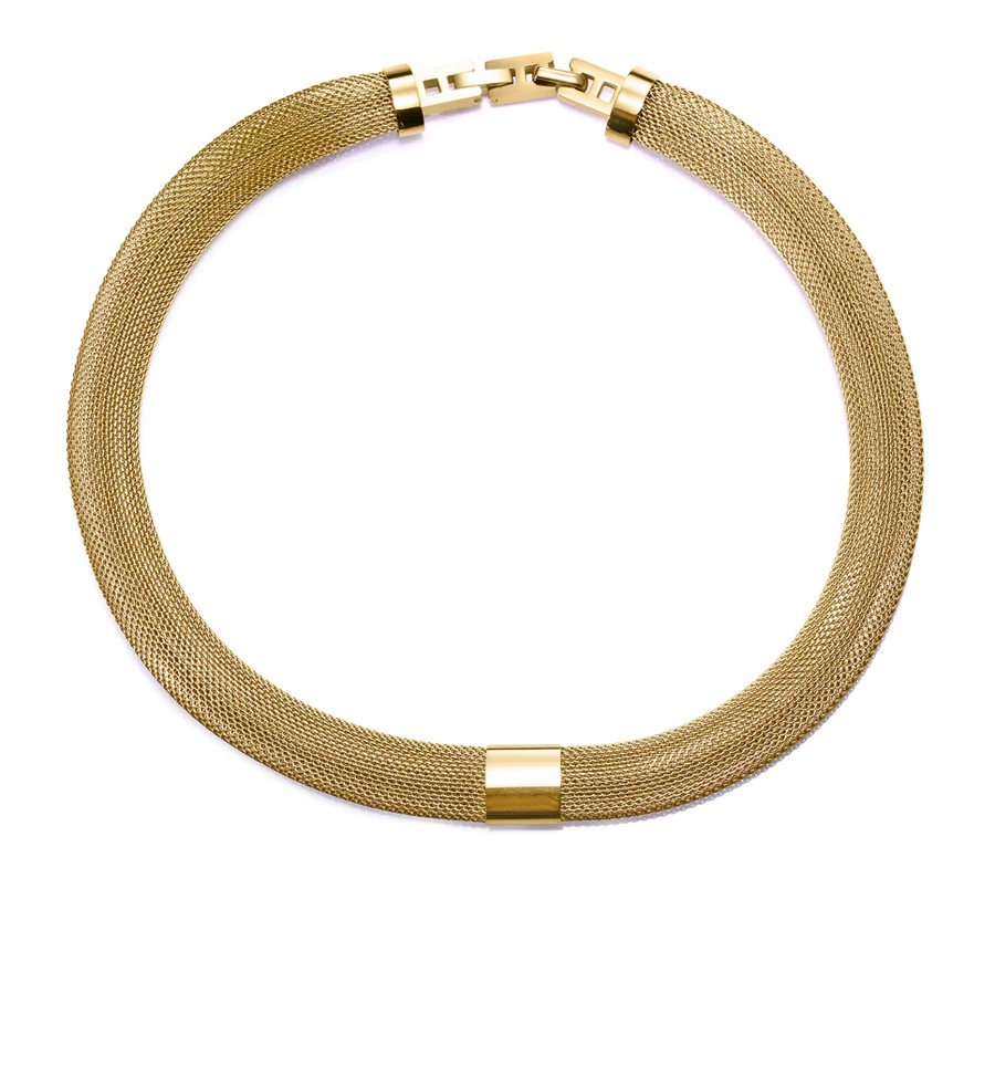 Viceroy Nepřehlédnutelný pozlacený náhrdelník Air 14204C01012