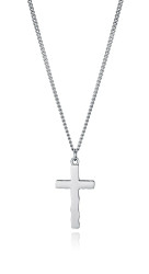 Viceroy Pánský ocelový náhrdelník s křížkem Air 14212C01000