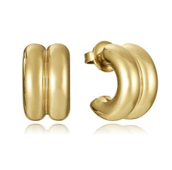 Viceroy Pozlacené půlkruhové náušnice Air 14195E01012