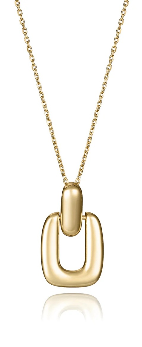 Viceroy Pozlacený dámský náhrdelník ze stříbra 2317C100-00