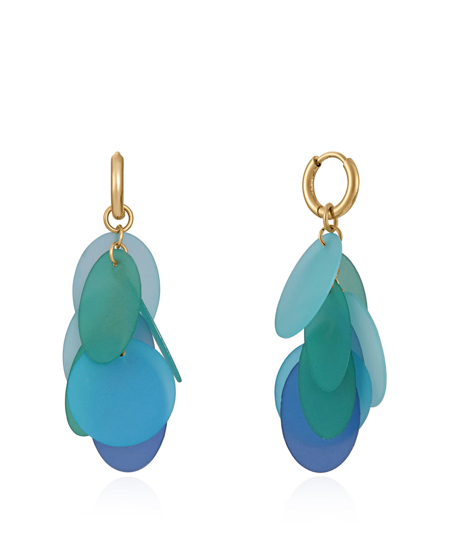 Viceroy Půvabné pozlacené náušnice Kiss 14031E01016