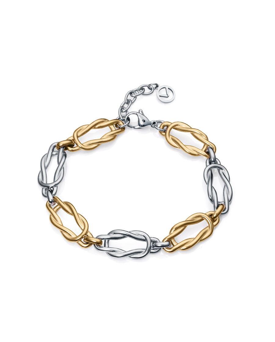 Viceroy Slušivý bicolor náramek z oceli Chic 14028P01000
