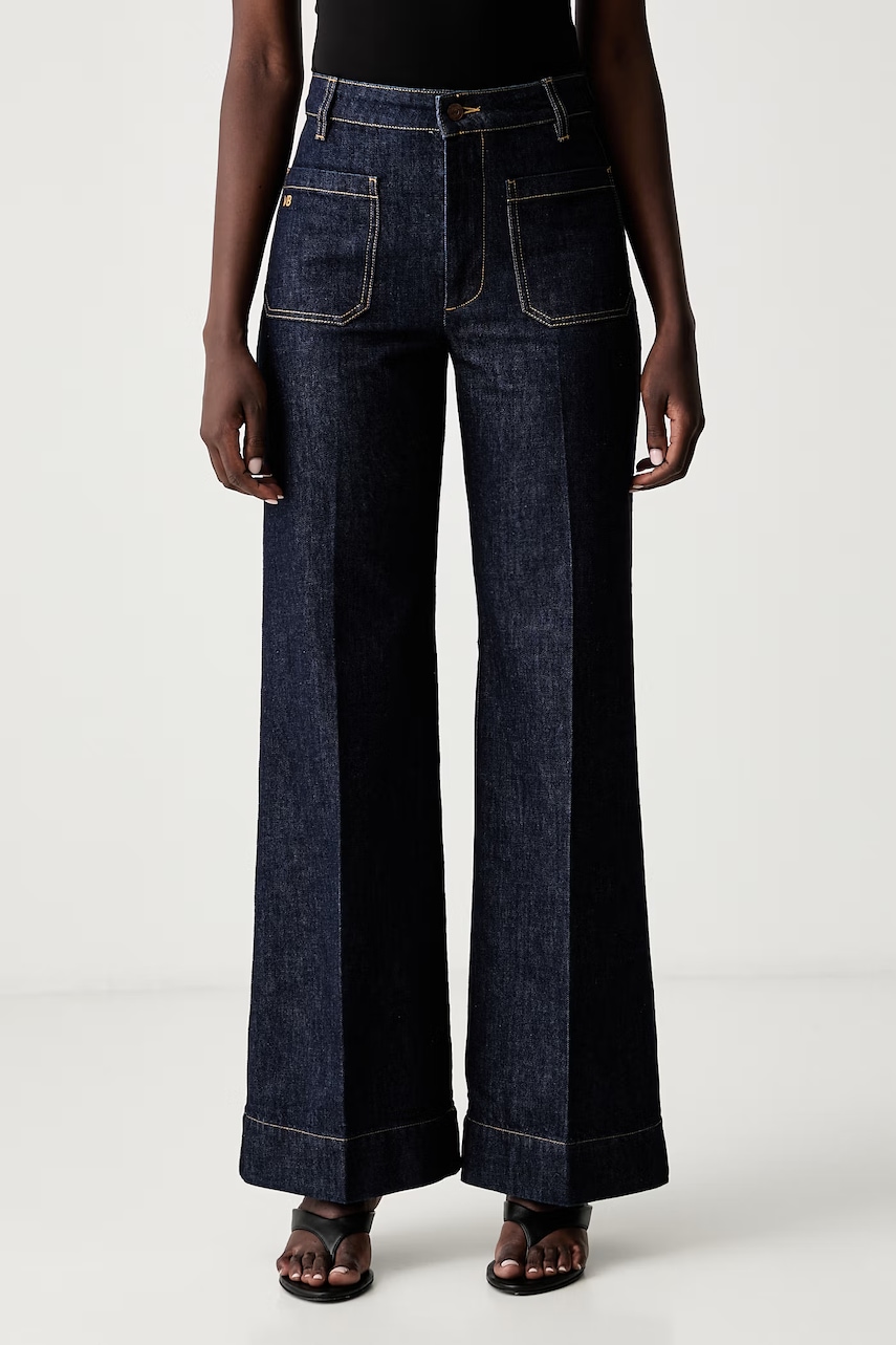 Victoria Beckham  wide leg džíny dámské Alina