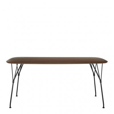 Viscount of Wood 160x90 cm pochromovaná ocel ořech Kartell