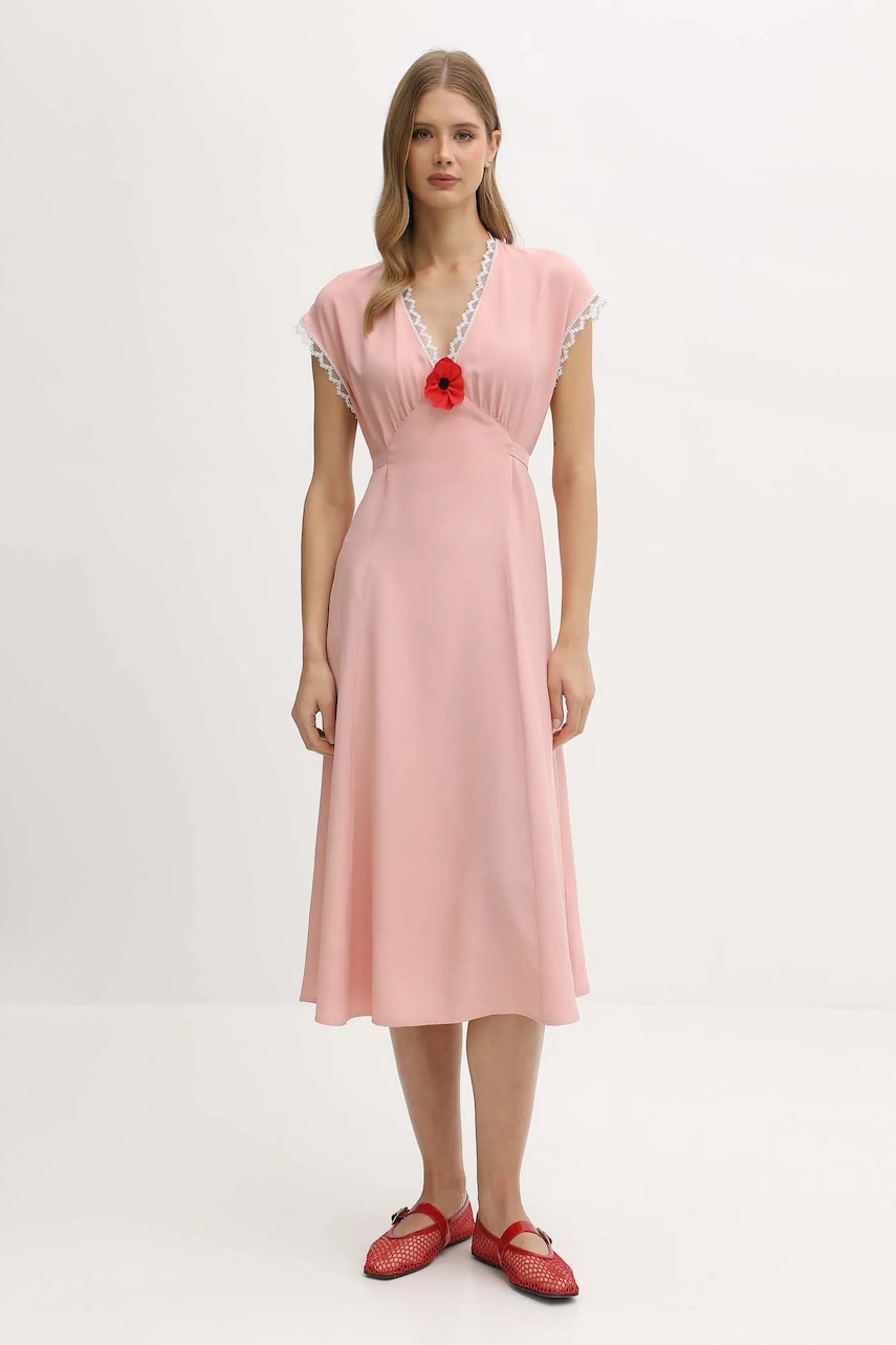 Viskózové šaty The Sleeper