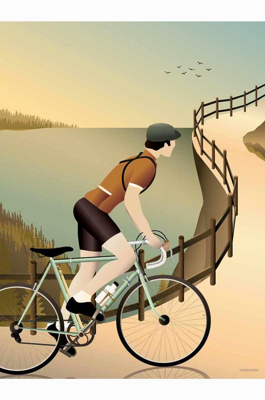 Vissevasse  Plakát  Cycling The Hulls 50x70 cm