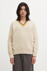 Visvim  Vlněný svetr  COLLEGE V-NECK