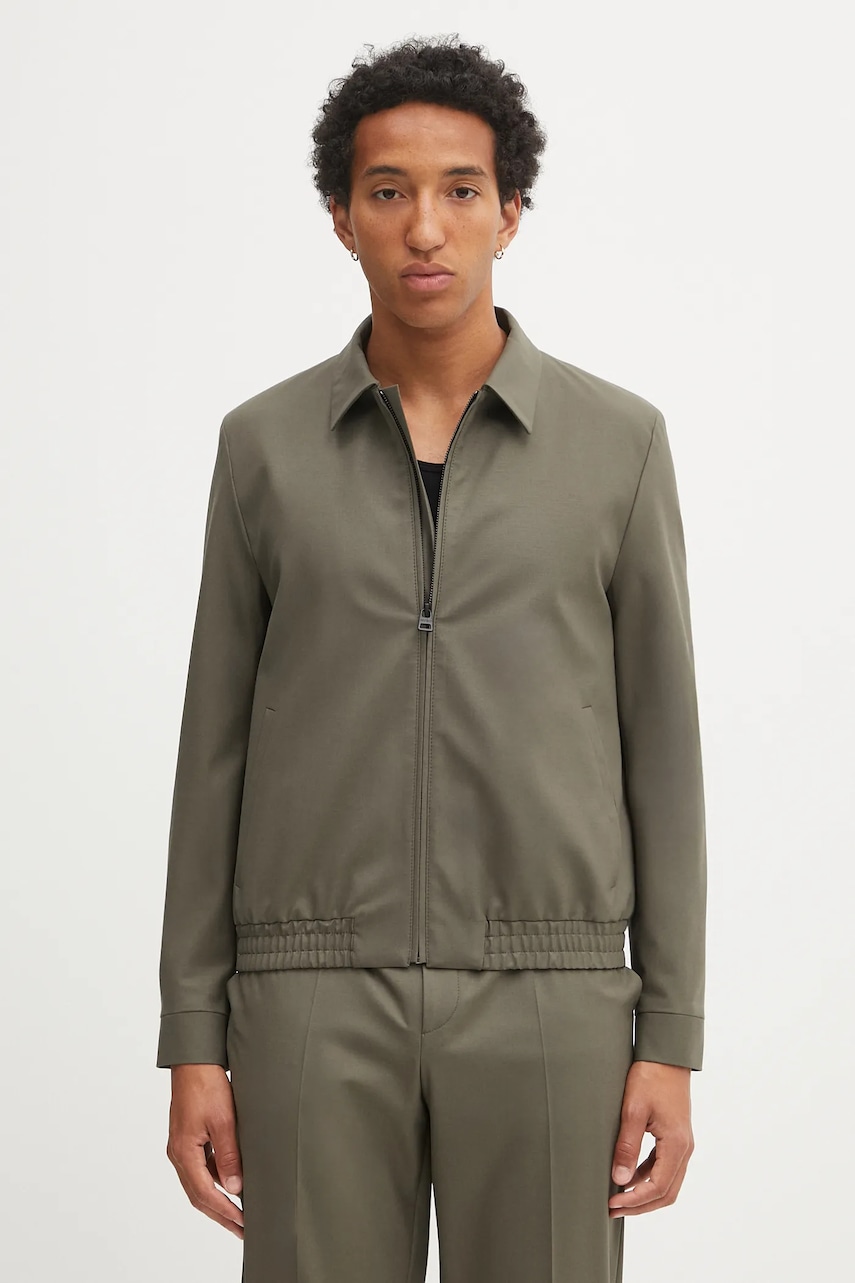 Vlněná bunda HUGO Hellys241F1X