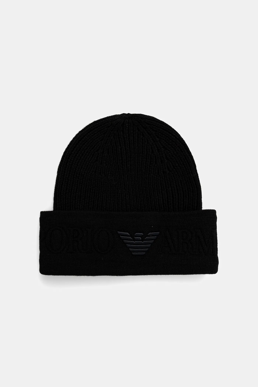 Vlněná čepice Emporio Armani